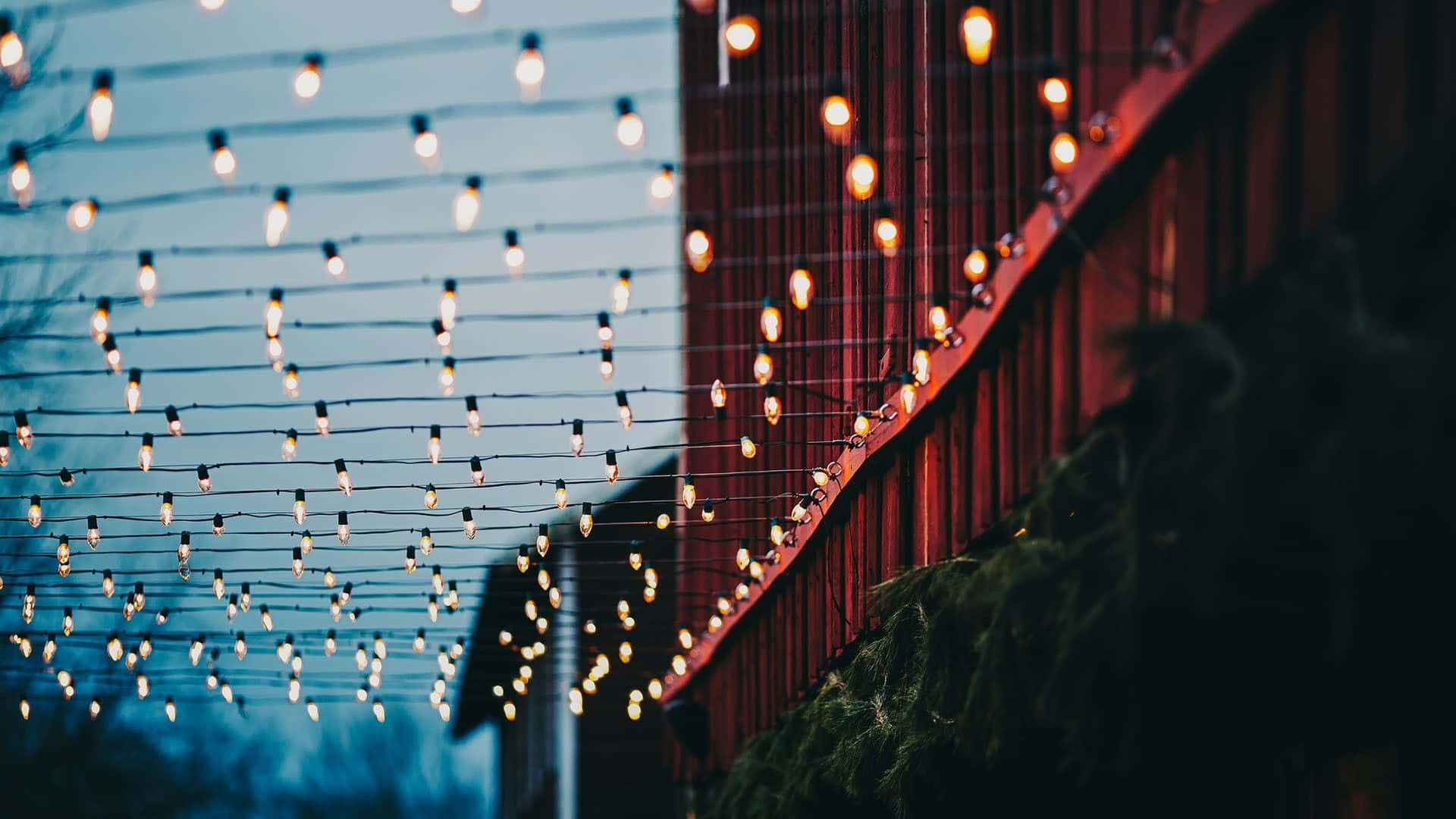 Şenlikli estetik bir Noel arkaplanı Duvar Kağıdı