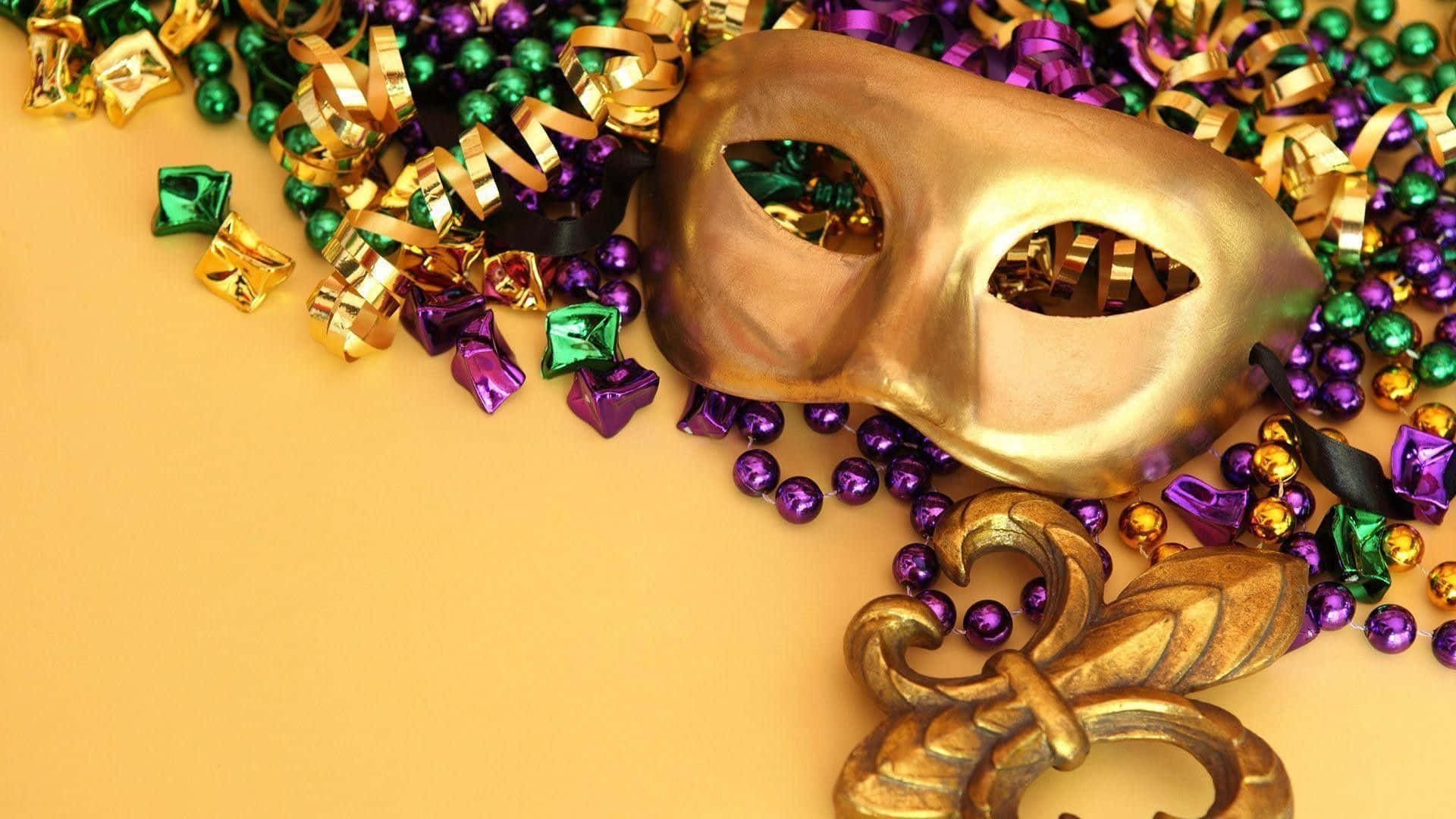 Şenlikli Mardi Gras Geçidi Duvar Kağıdı