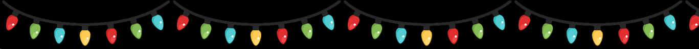 Şenlikli Noel Işıkları Banner Duvar Kağıdı