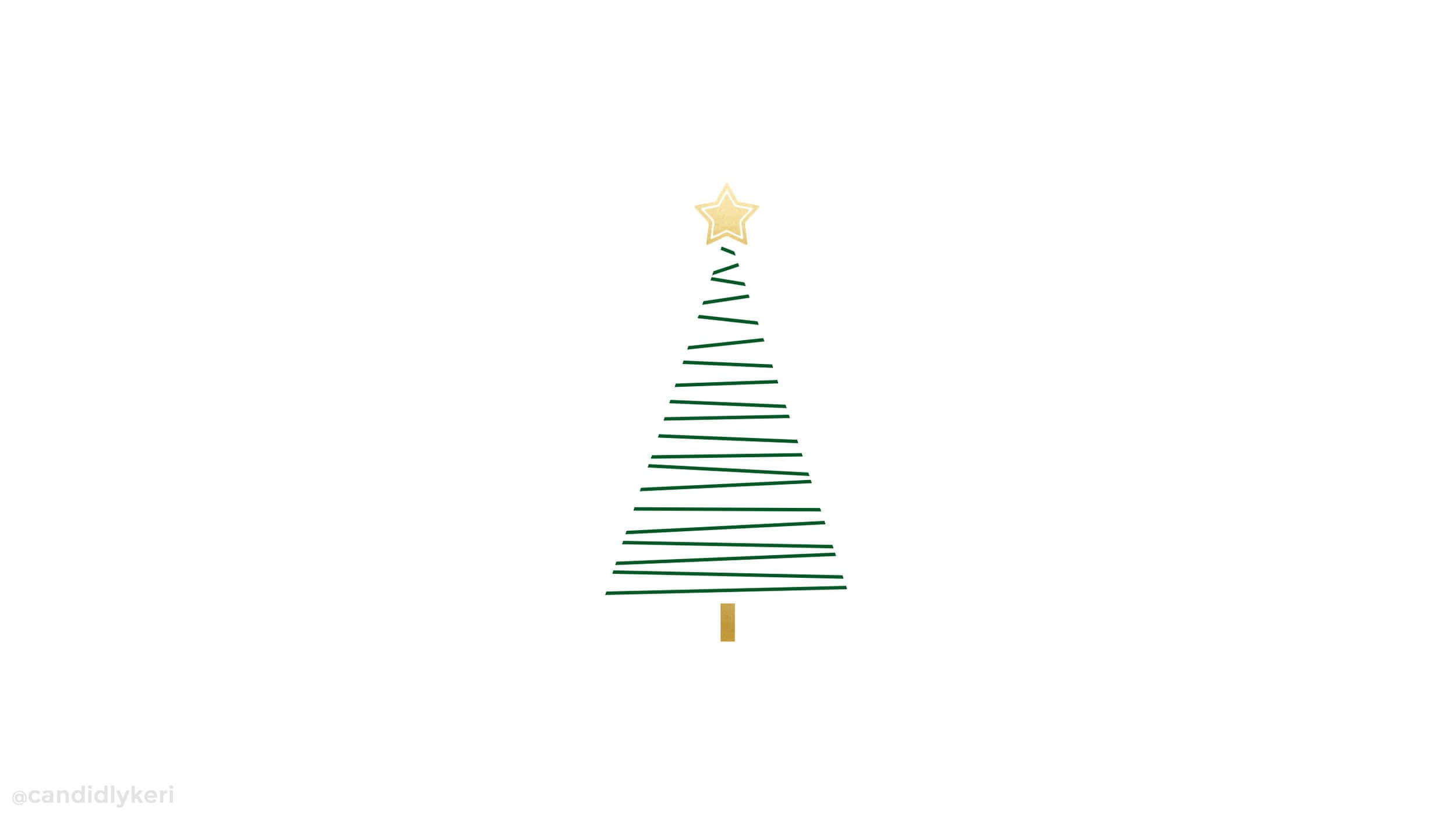 Şenlikli ve Sade Bir Noel Duvar Kağıdı