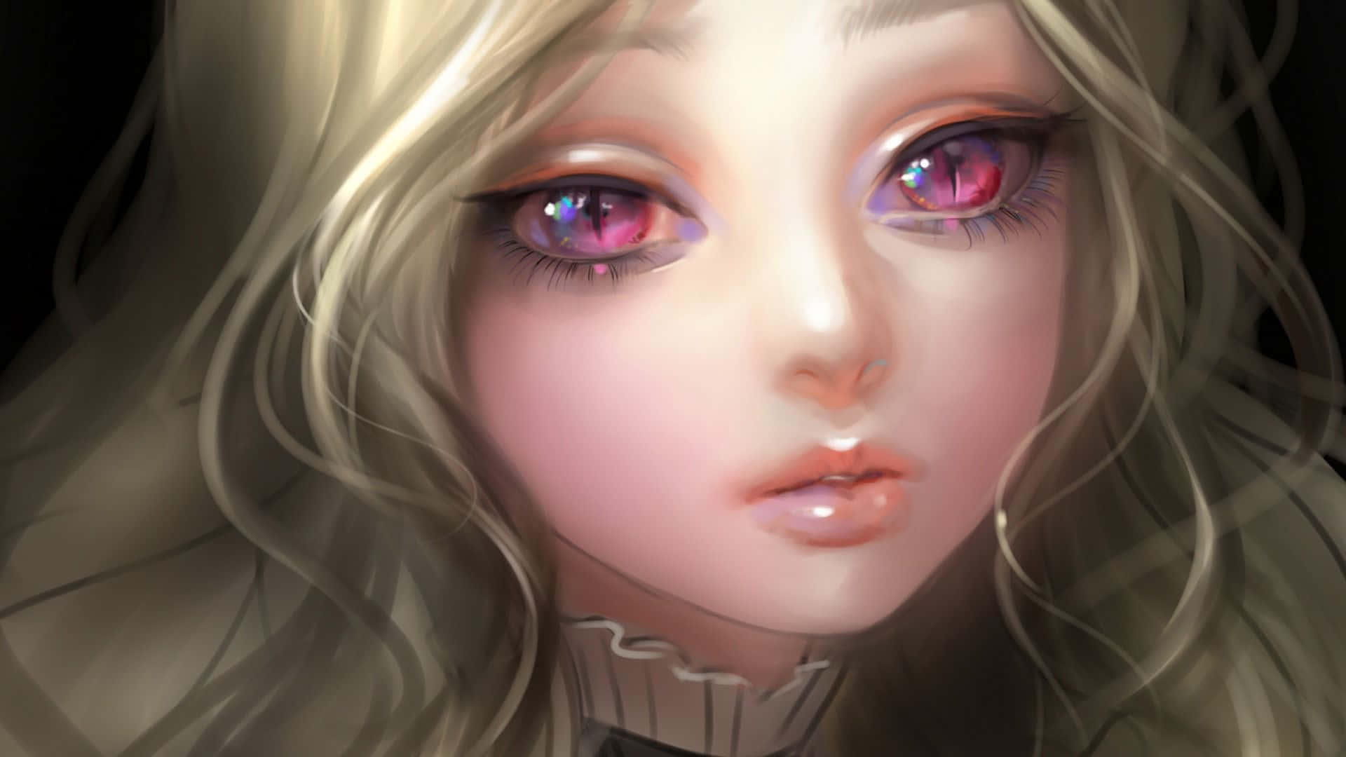Sevimli 3D Anime Kızı Duvar Kağıdı