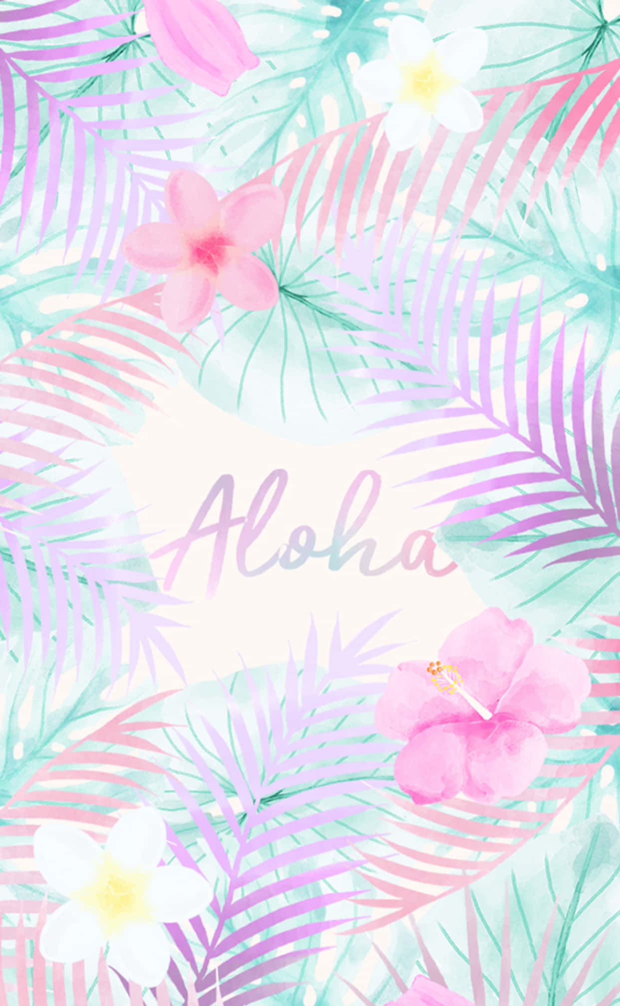 Sevimli Aloha Yaz iPhone Duvar Kağıdı