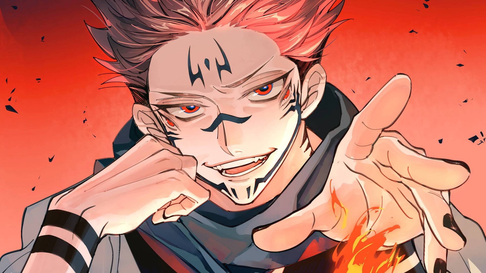 Sevimli Anime Çocuğu Sukuna Duvar Kağıdı