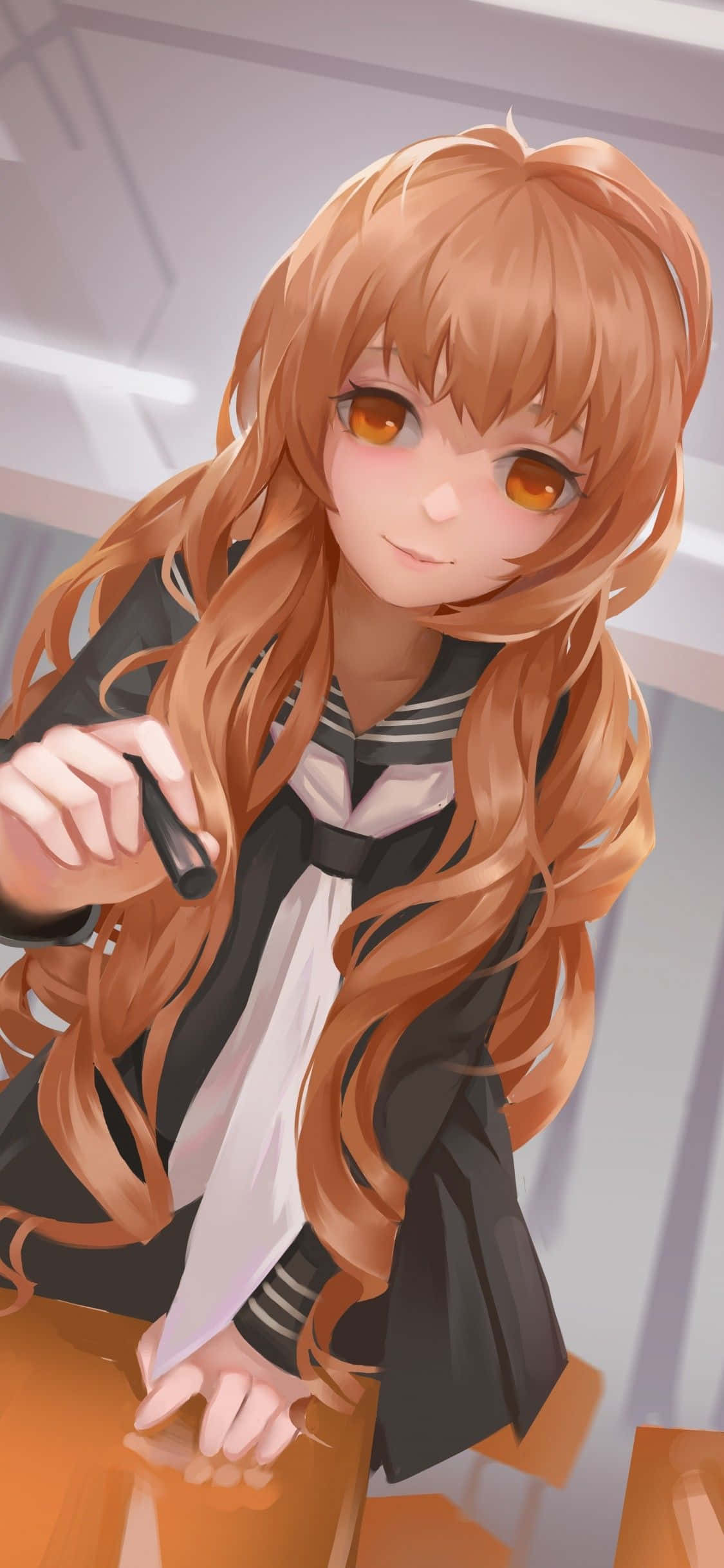 Sevimli Anime Kızı Taiga Aisaka Duvar Kağıdı