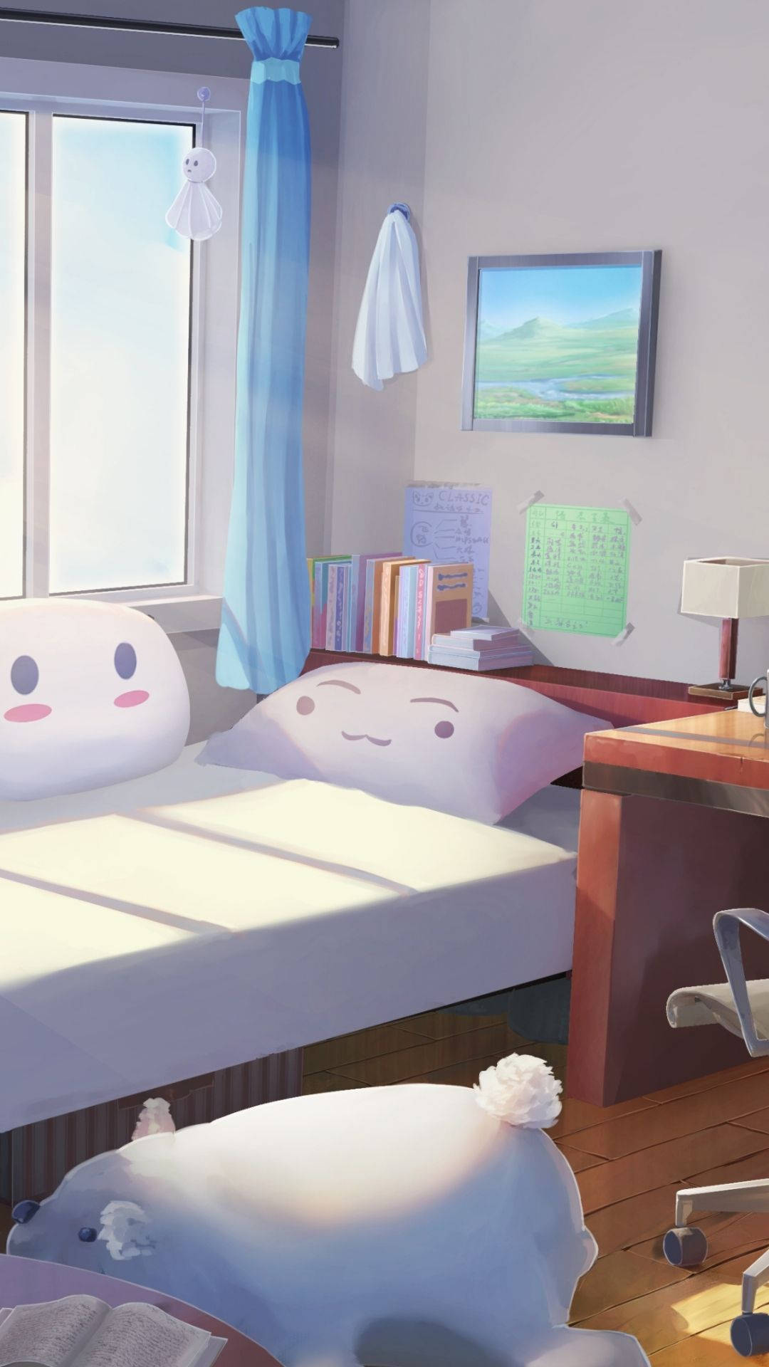 Sevimli Anime Odası Duvar Kağıdı