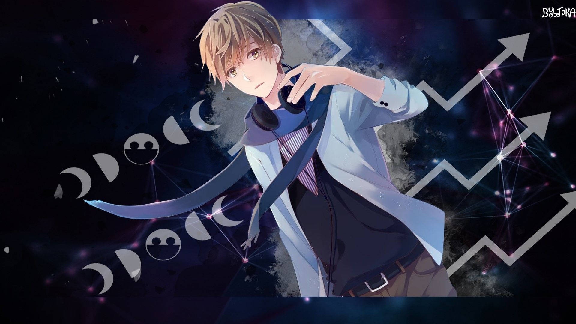 Sevimli Anime Profil Fotoğrafı Çekici Adam Duvar Kağıdı