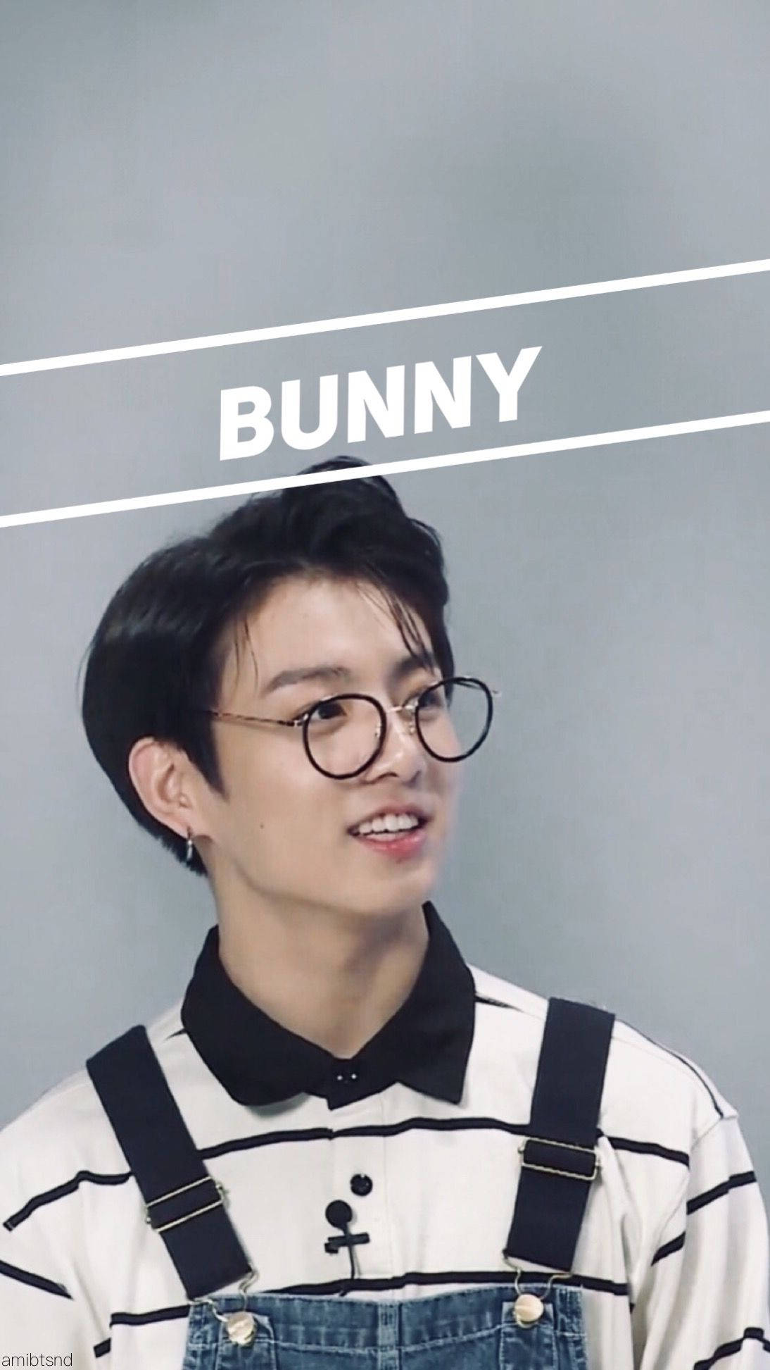 Sevimli BTS Jungkook Tavşan Duvar Kağıdı