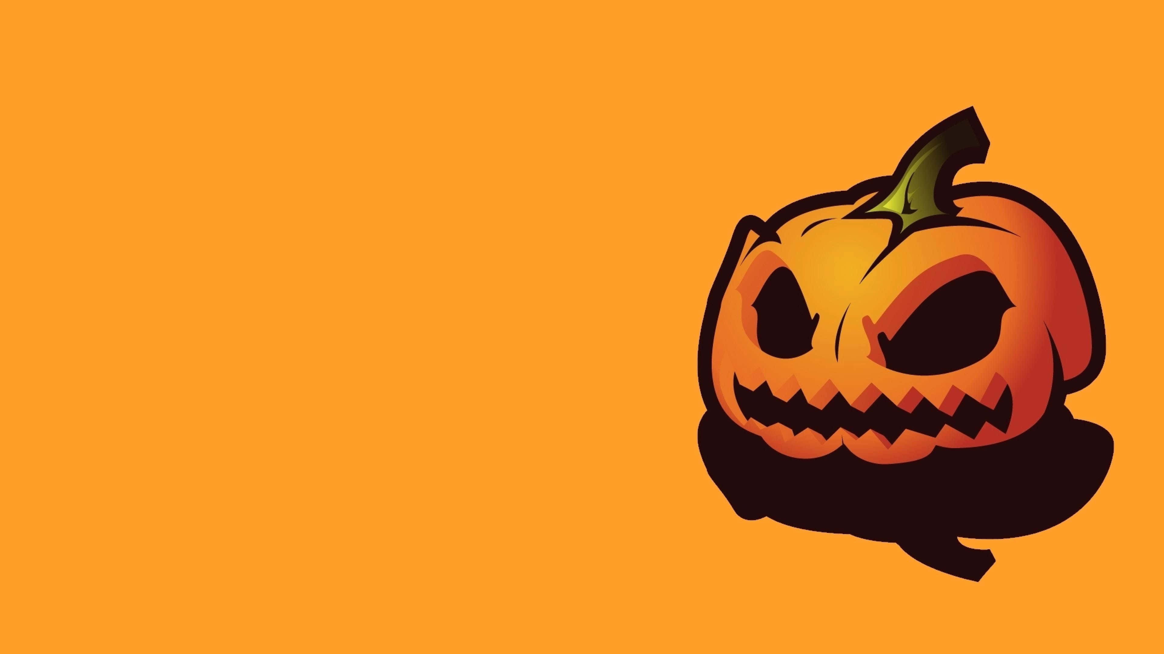 Sevimli Cadılar Bayramı Jack Skellington Balkabağı Resmi Duvar Kağıdı