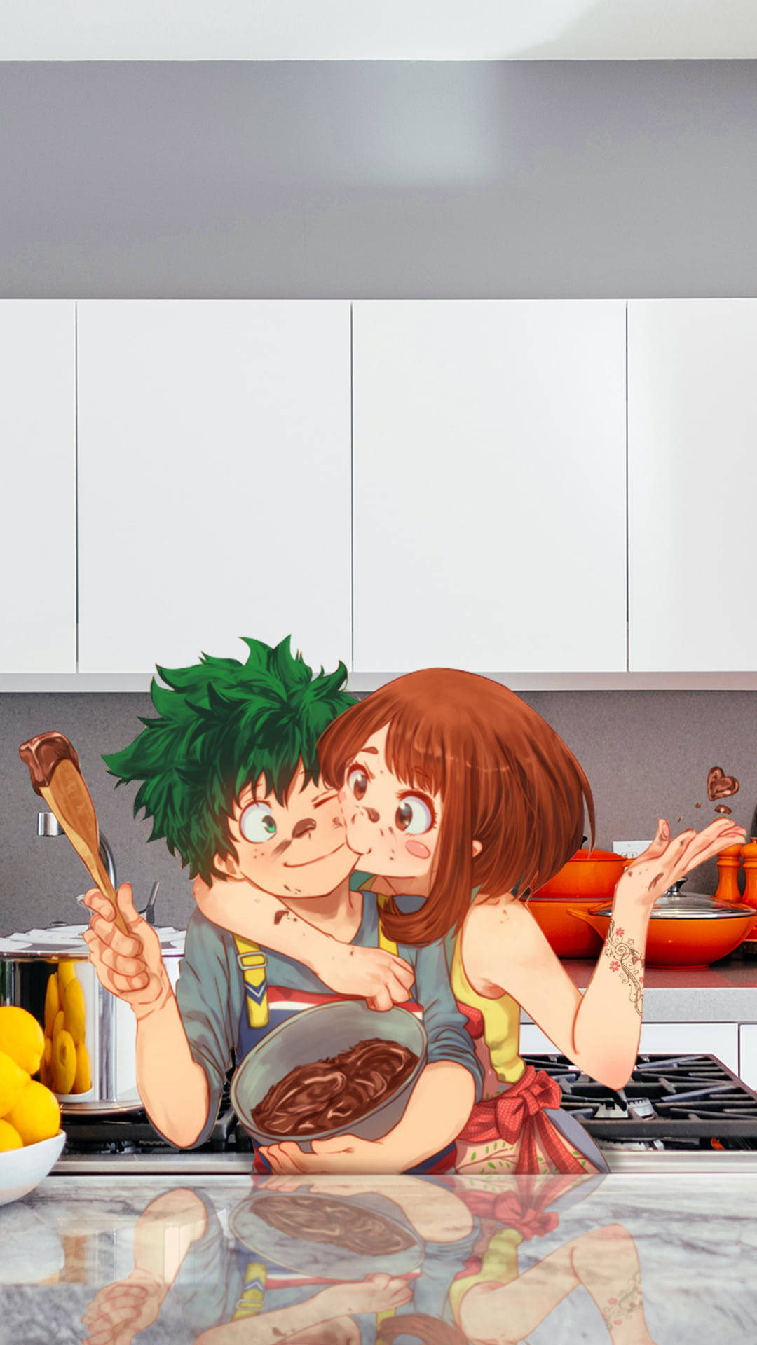 Sevimli Deku ve Uraraka Duvar Kağıdı