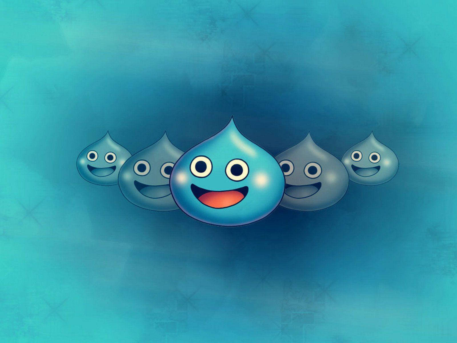 Sevimli Dragon Quest Slime Duvar Kağıdı