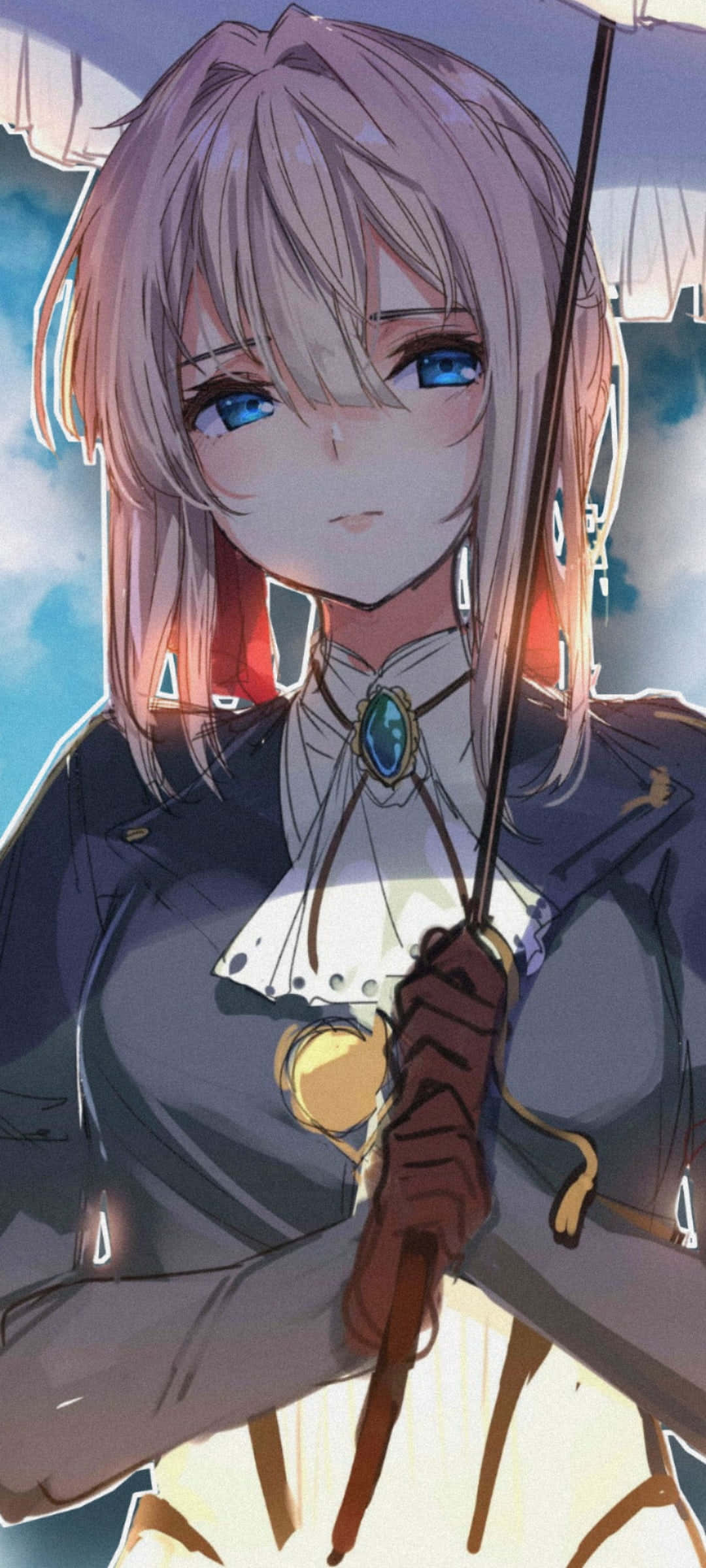 Sevimli Estetik Anime Violet Evergarden Duvar Kağıdı