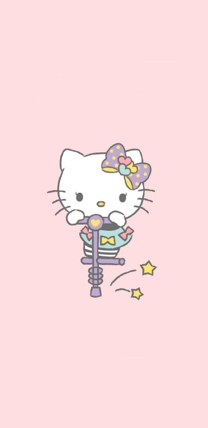 Sevimli Hello Kitty Oyunu Duvar Kağıdı