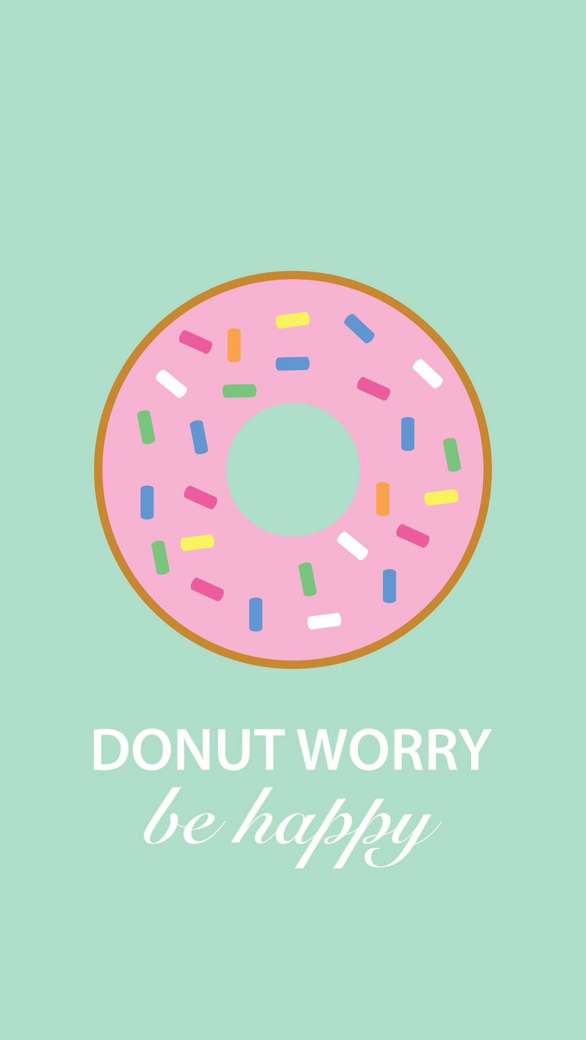 Sevimli iPad Donut Duvar Kağıdı