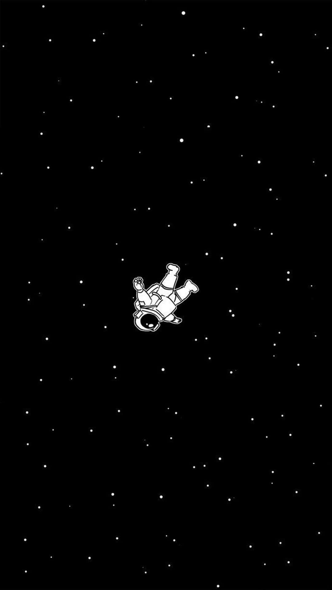 Sevimli Karanlık Astronot Duvar Kağıdı