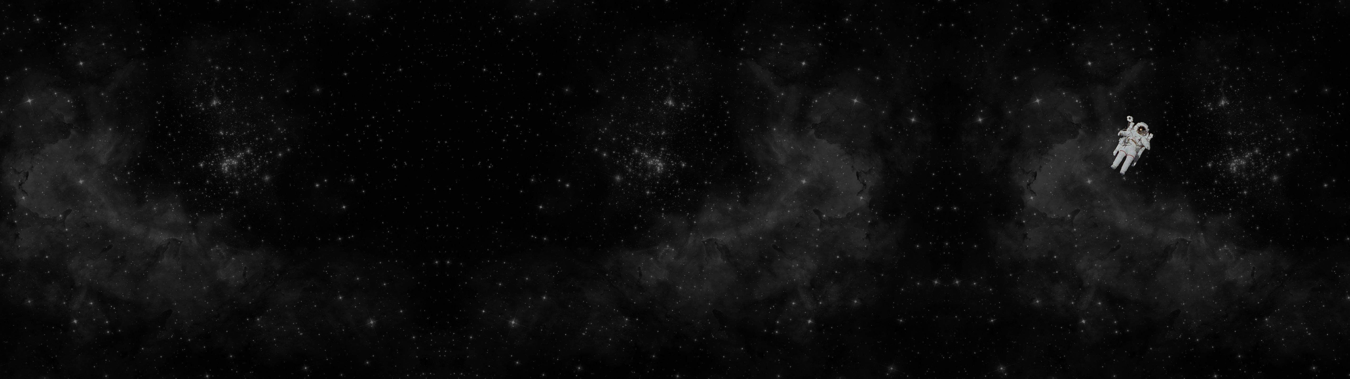 Sevimli Karanlık Uzay Astronotu Duvar Kağıdı