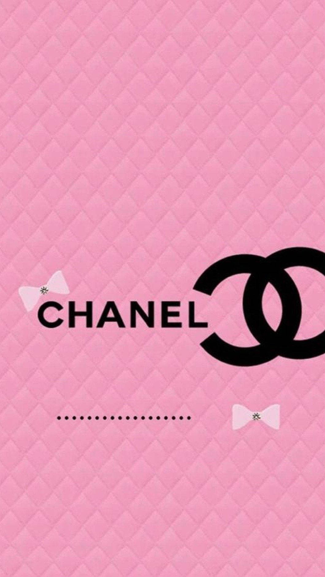 Sevimli Kız Gibi Chanel Pembe Duvar Kağıdı