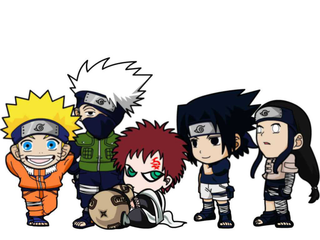 Sevimli Naruto Chibi Ninjalar Duvar Kağıdı