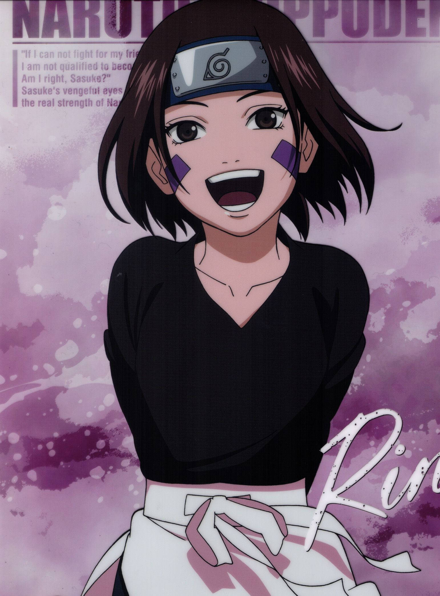 Sevimli Naruto Rin Duvar Kağıdı