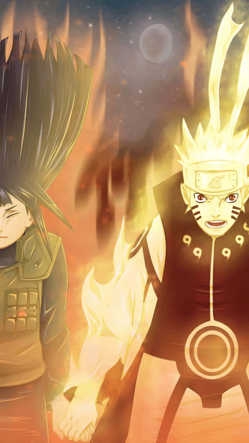 Sevimli Naruto ve Hinata Gücü Duvar Kağıdı