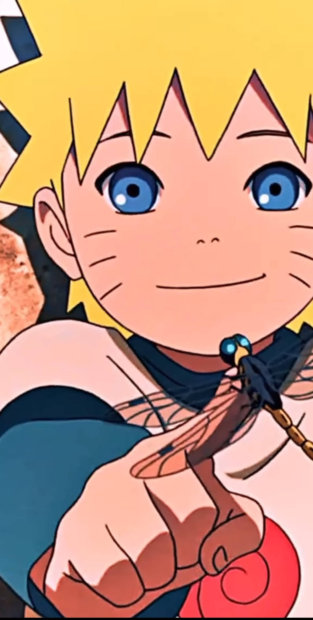 Sevimli Naruto ve Yusufçuk Duvar Kağıdı