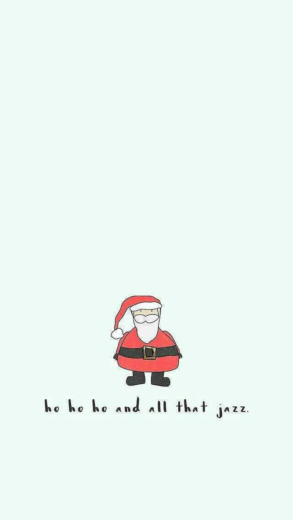 Sevimli Noel Babası Caz Duvar Kağıdı