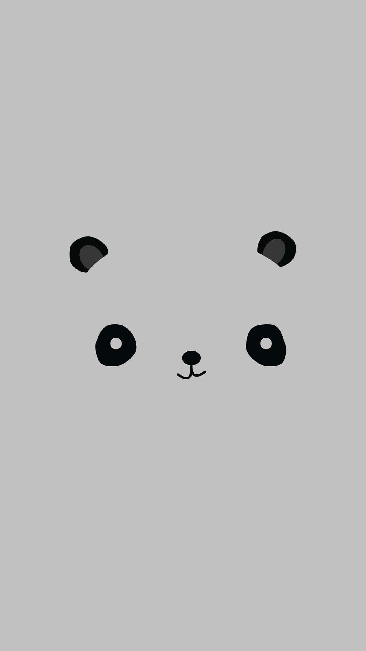 Sevimli panda, huzurlu bir ortamda gününü geçiriyor Duvar Kağıdı