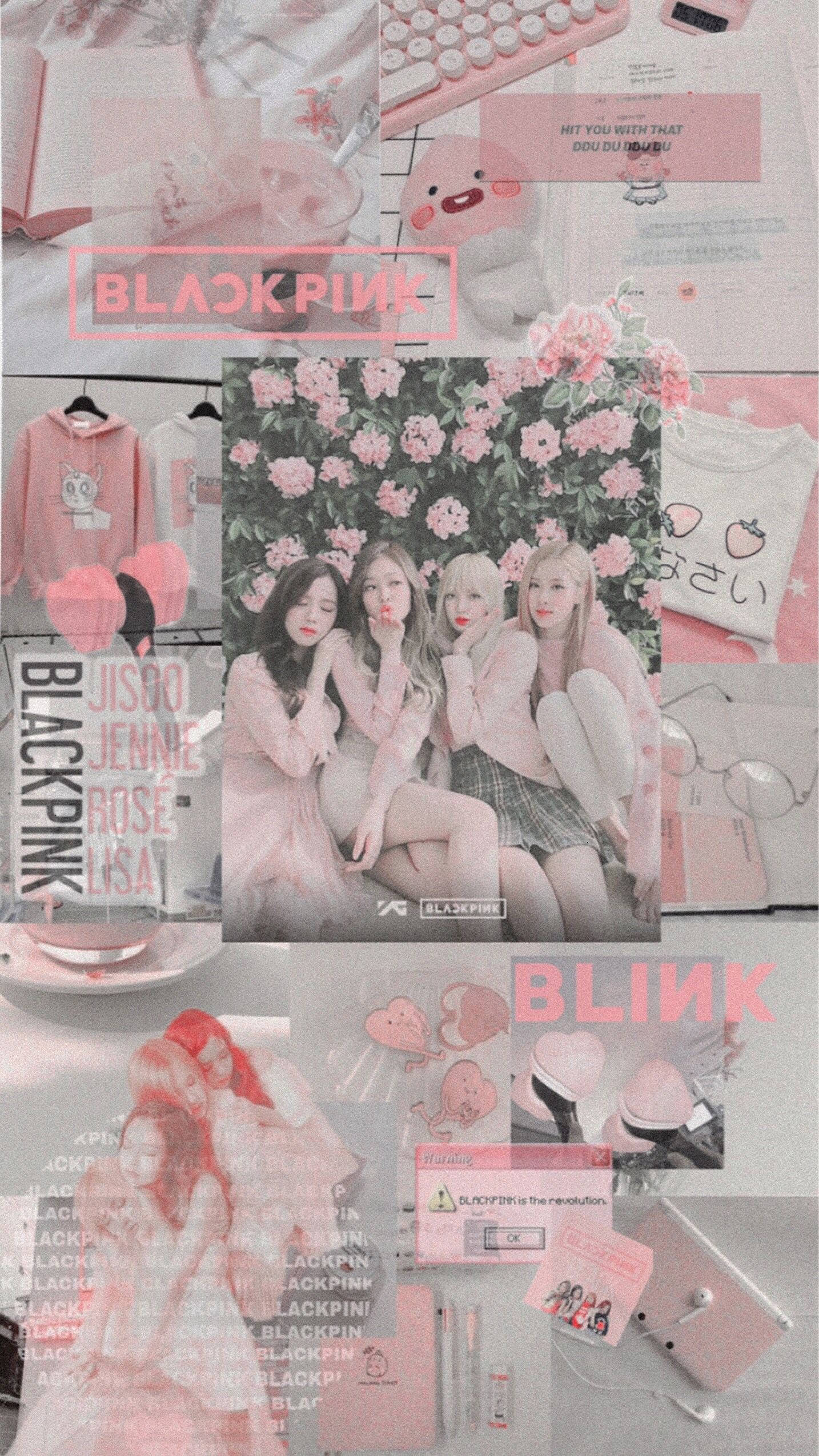 Sevimli Pembe Blackpink Estetiği Duvar Kağıdı