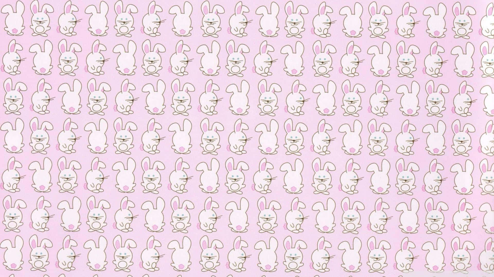 Sevimli Pembe Kawaii Arka Plan Duvar Kağıdı