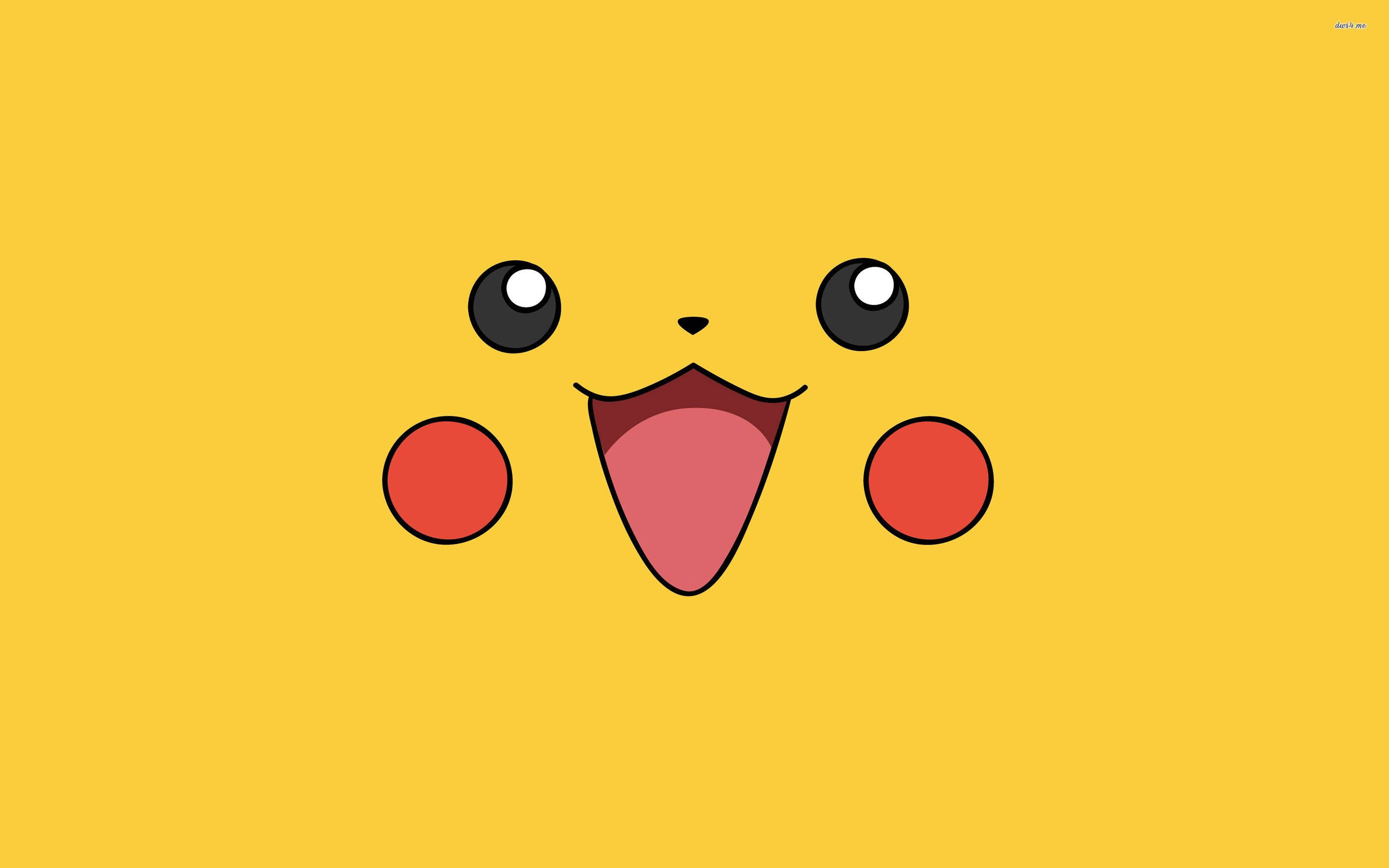 Sevimli Pikachu Pokemon Anime Duvar Kağıdı