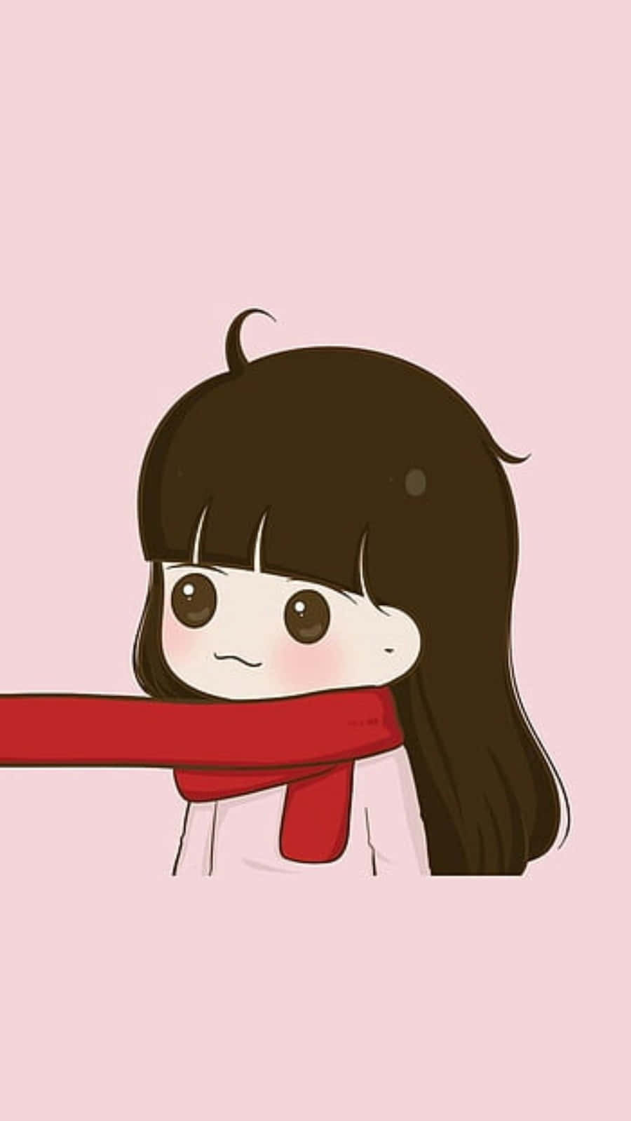 Sevimli Profil [resim] — Pembe estetik GIF Duvar Kağıdı