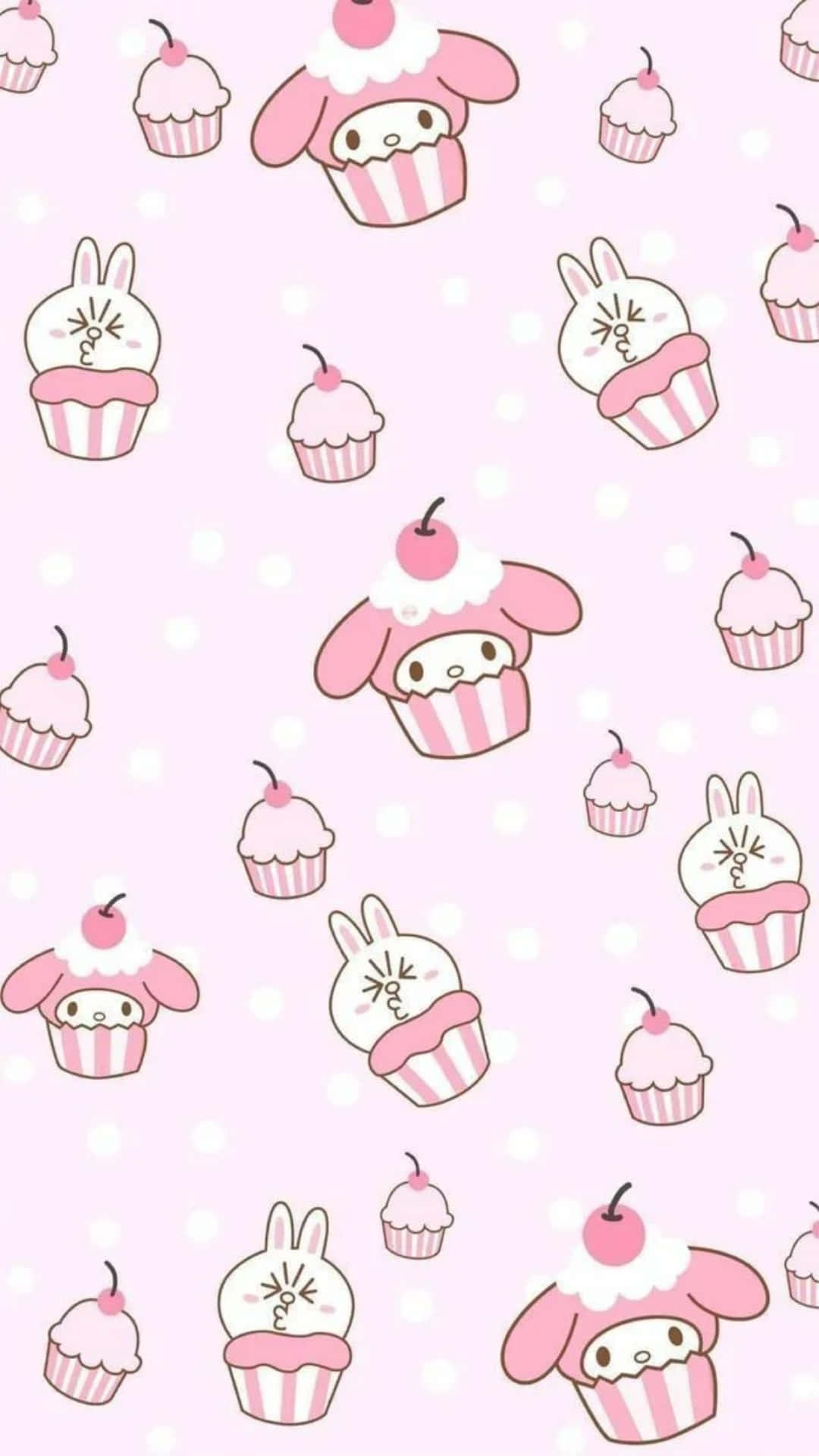 Sevimli Sanrio Karakterleri Koleksiyonu Duvar Kağıdı