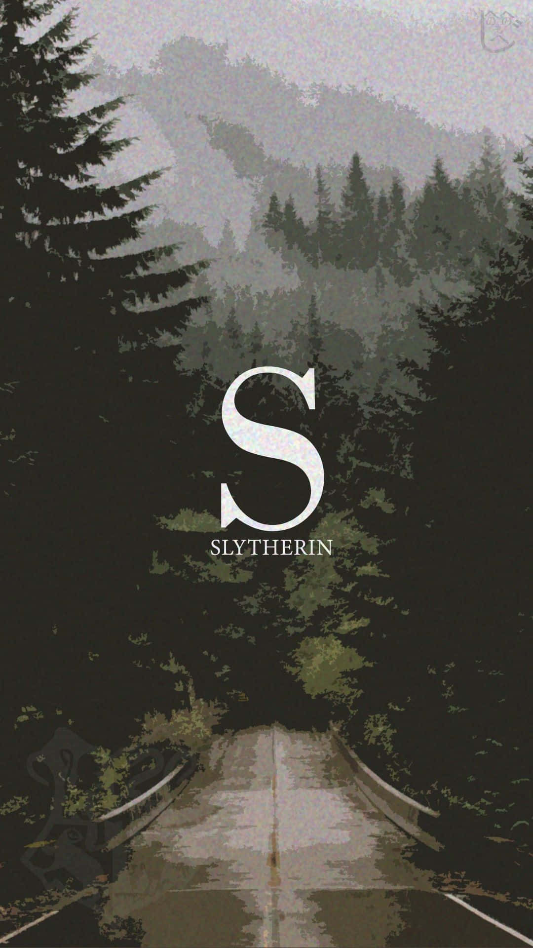 Sevimli Slytherin Karanlık Orman Yolu Duvar Kağıdı