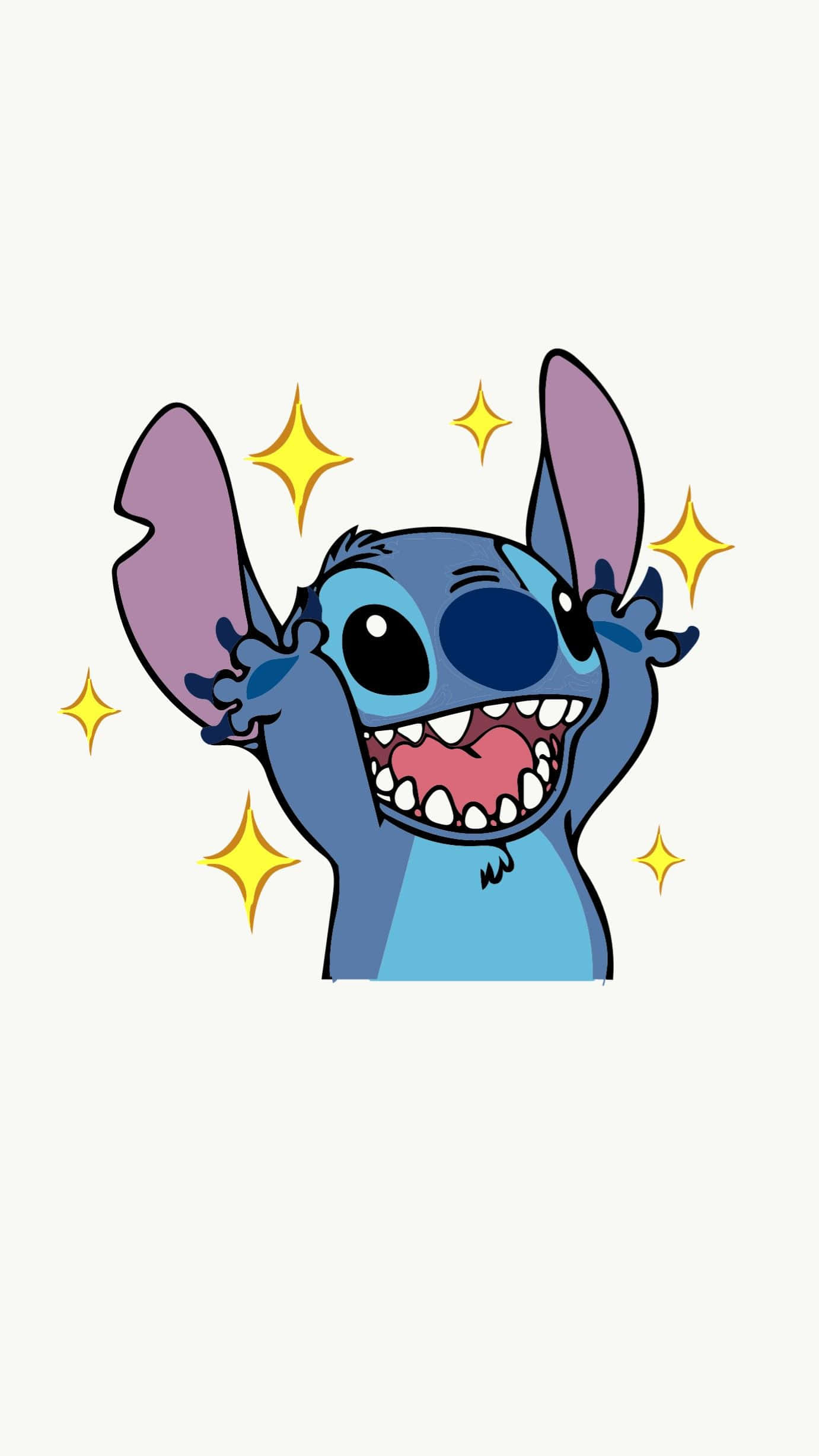 Sevimli Stitch Estetik iPhone Duvar Kağıdı