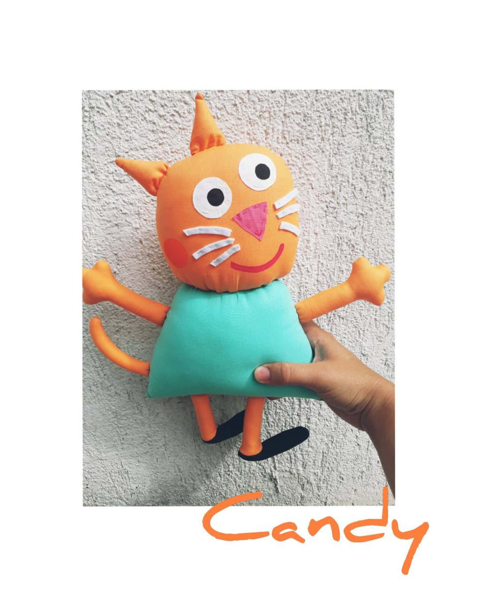 Sevimli ve Renkli Şeker Kedi Duvar Kağıdı