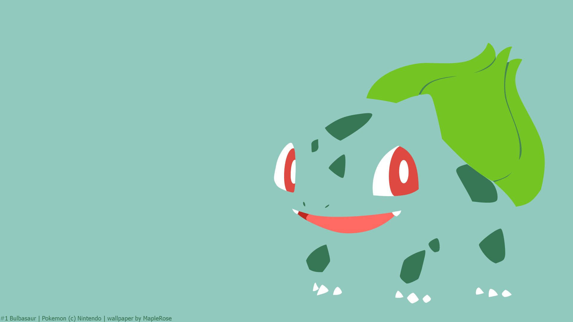 Sevimli ve Şirin Bulbasaur Duvar Kağıdı