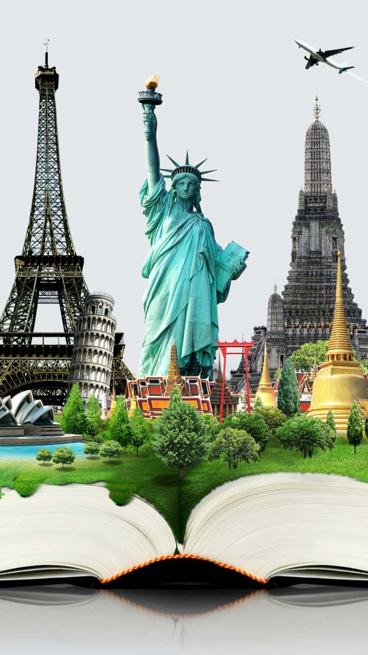Seyahat iPhone Uluslararası Turistik Yerler Duvar Kağıdı
