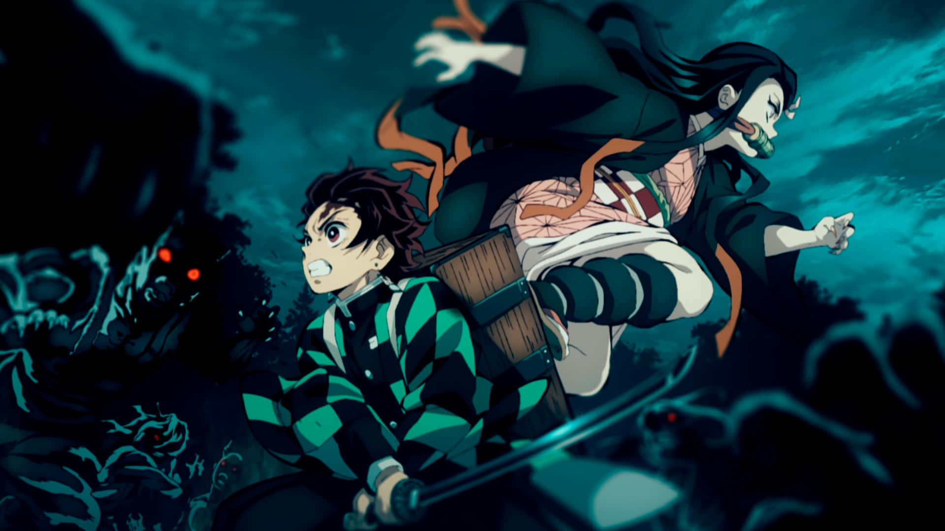 Demon Slayer 4K arka plan — Demon slayer 4K GIF Duvar Kağıdı