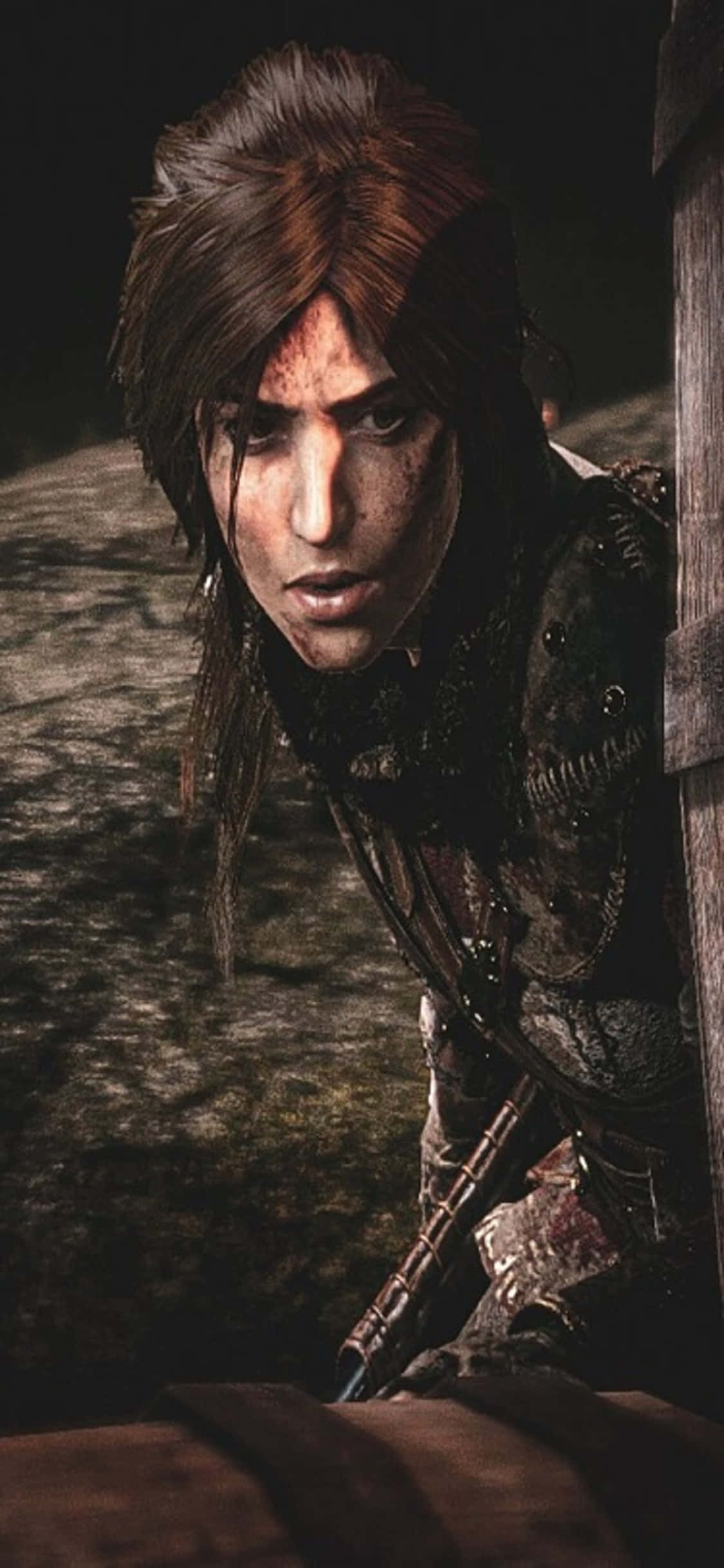 Shadow of the Tomb Raider iPhone X için antik tapınakları keşfedin ve gizemleri çözün Duvar Kağıdı