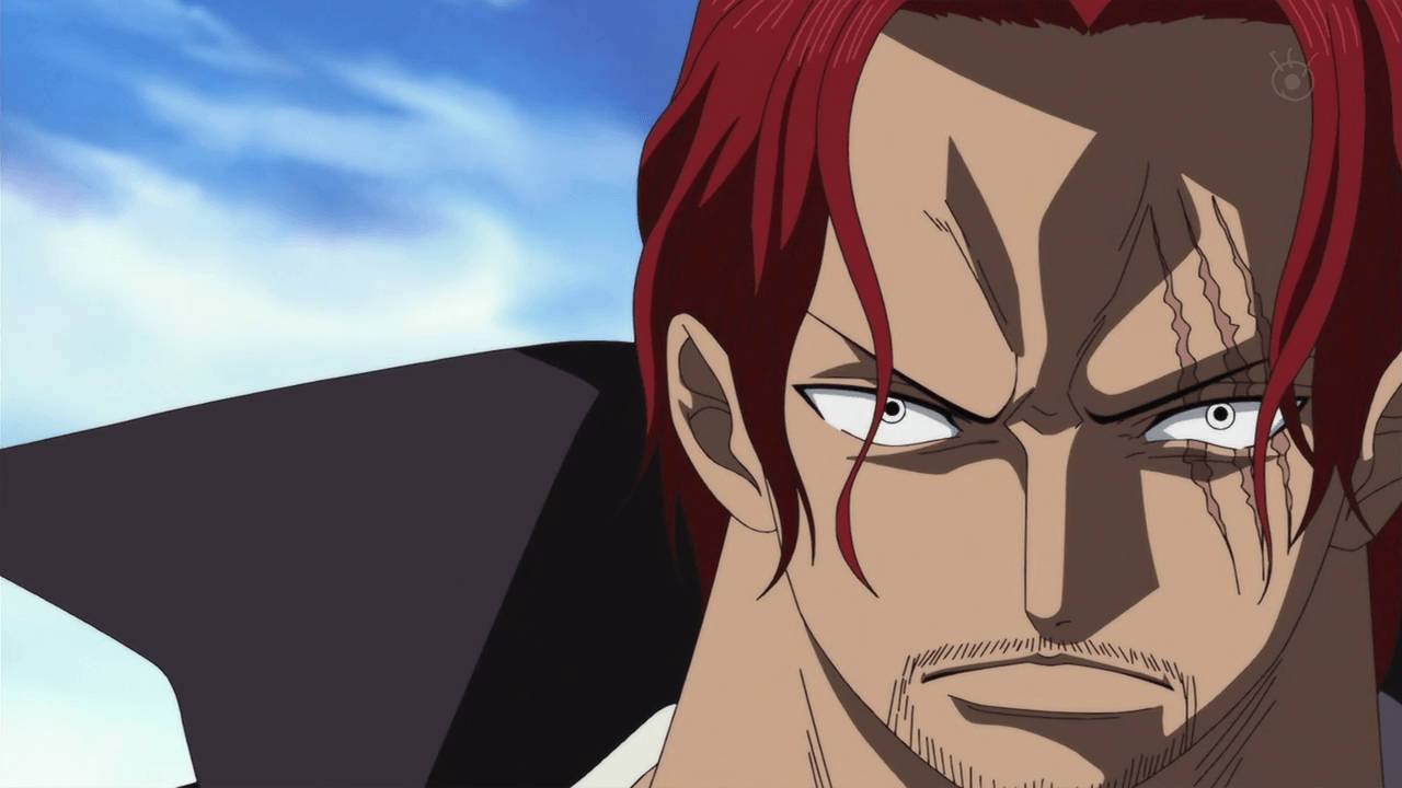 Shanks One Piece Yakın Çekim Yara İzleri Duvar Kağıdı