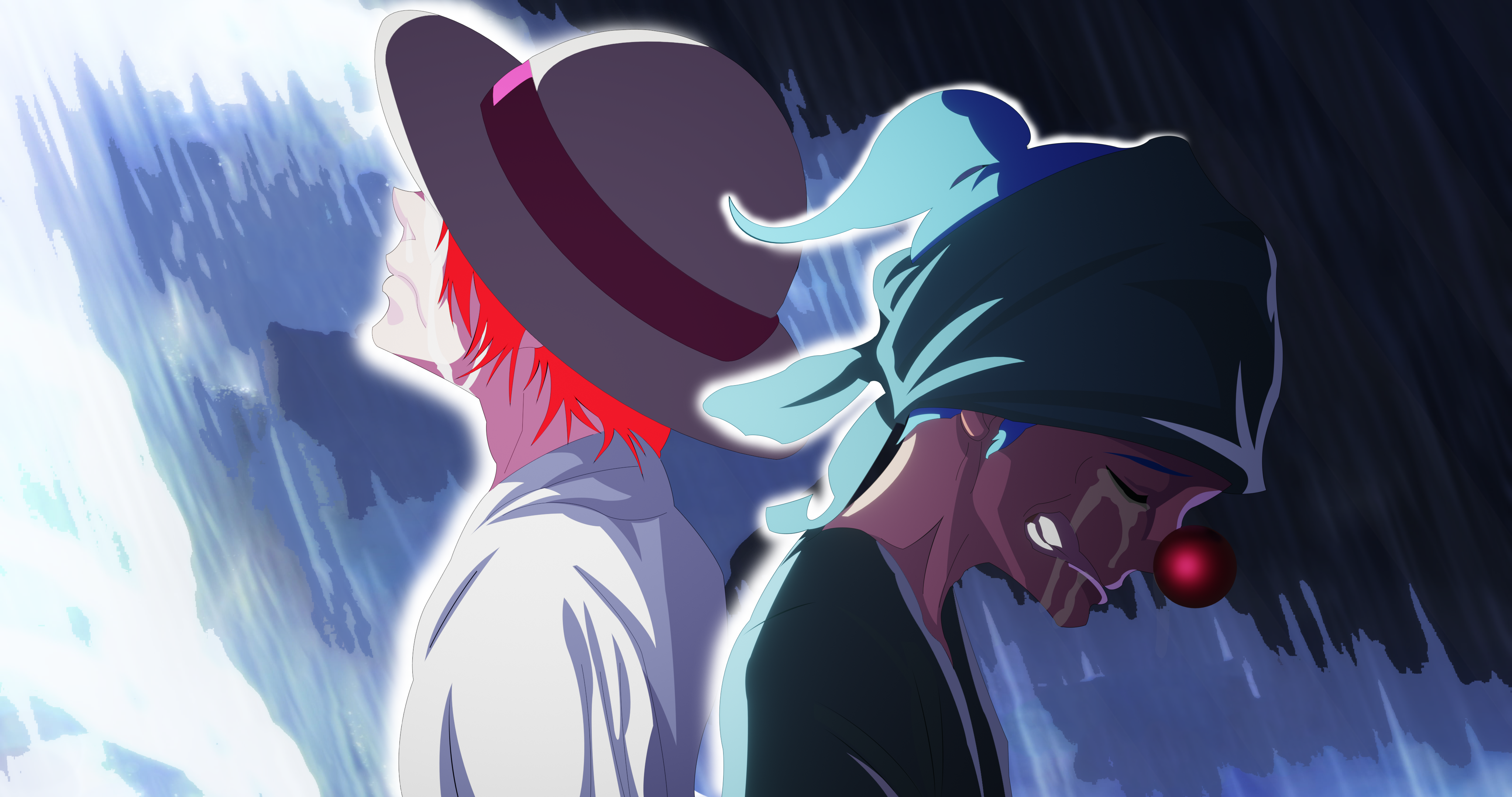 Shanks ve Buggy üzgün 4K Arka Plan Duvar Kağıdı