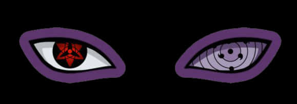 Sharingan ve Rinnegan Gözleri Duvar Kağıdı