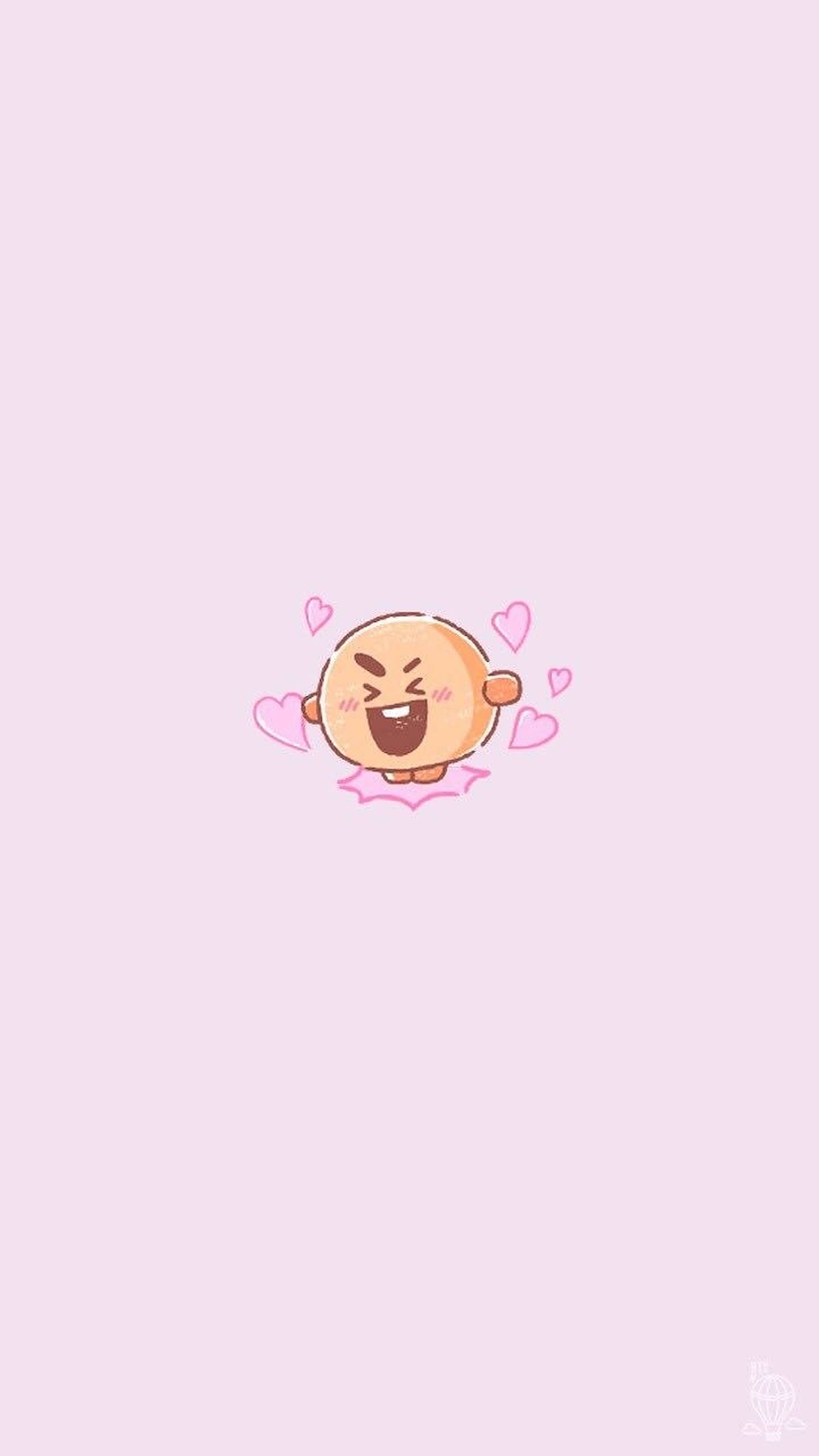 Shooky BT21 Minimalist Poster Duvar Kağıdı