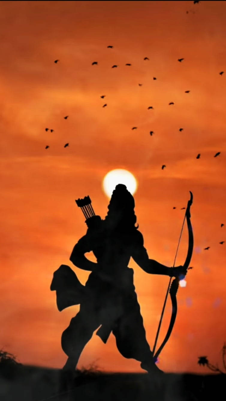 Shree Ram Gün Doğumu Duvar Kağıdı