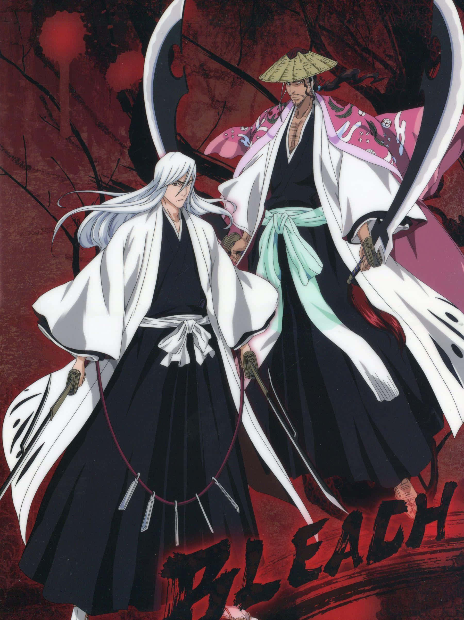 Shunsui Kyoraku, Gotei 13'ün güçlü bir kaptanı. Duvar Kağıdı