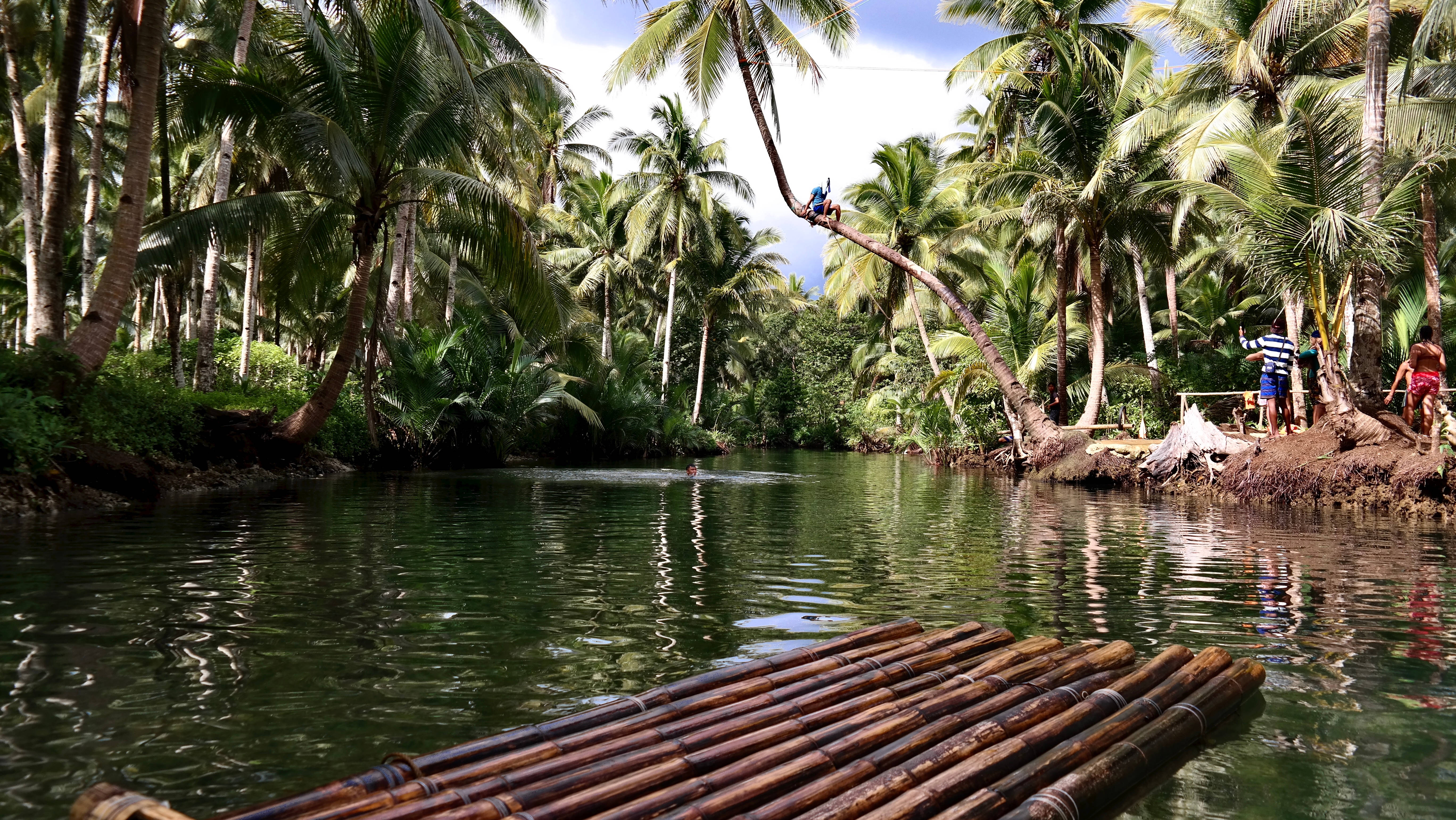 Siargao Adası Maasin Nehri Salı Duvar Kağıdı