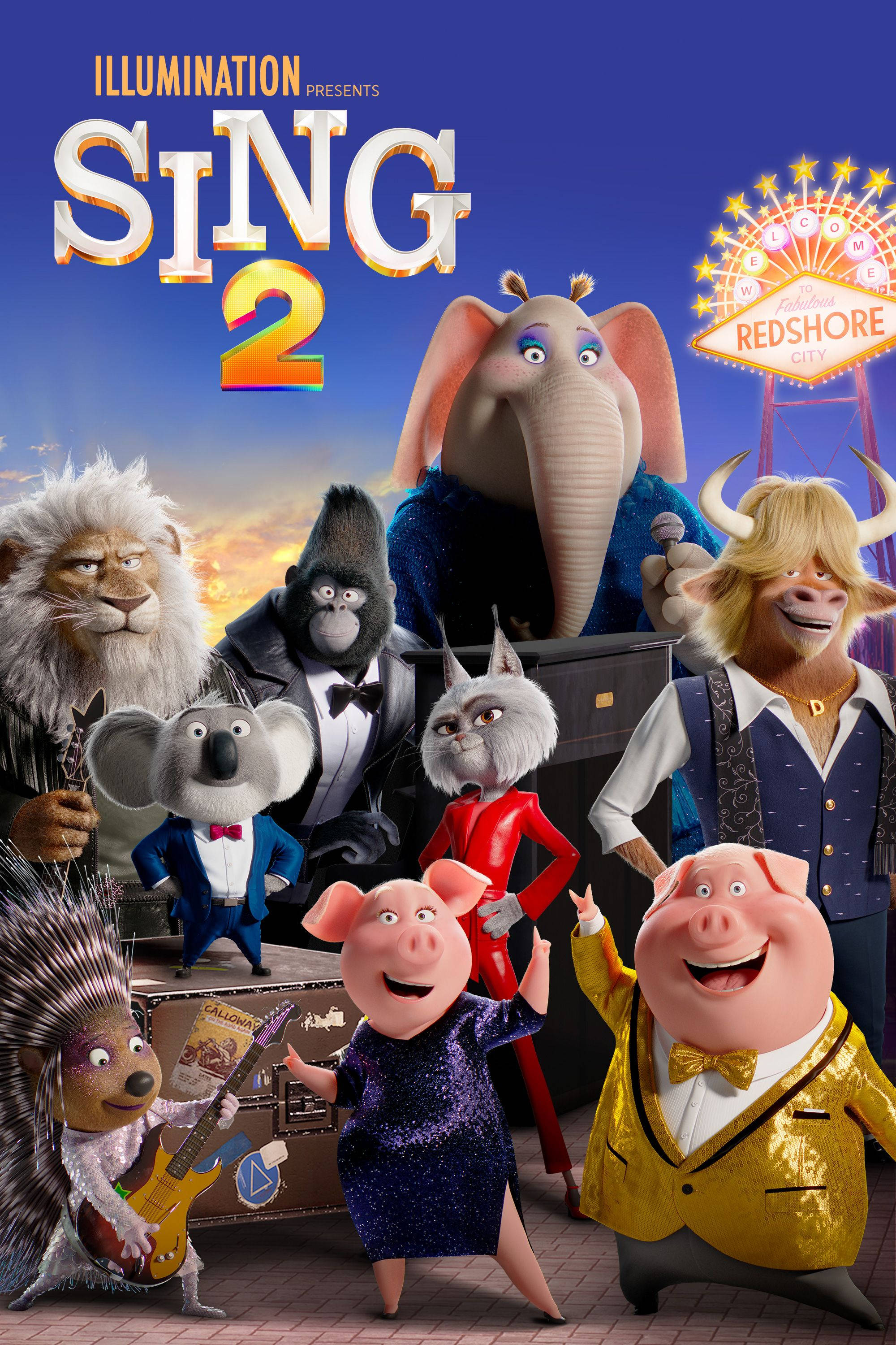 Sing 2 Tanıtım Posteri Duvar Kağıdı