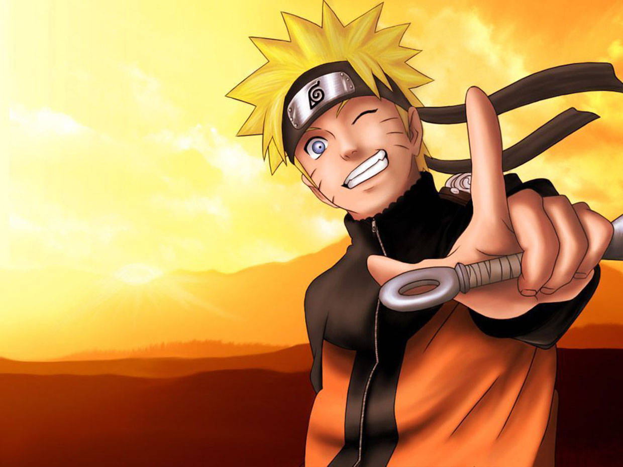 Şirin Naruto Sırıtışı Duvar Kağıdı