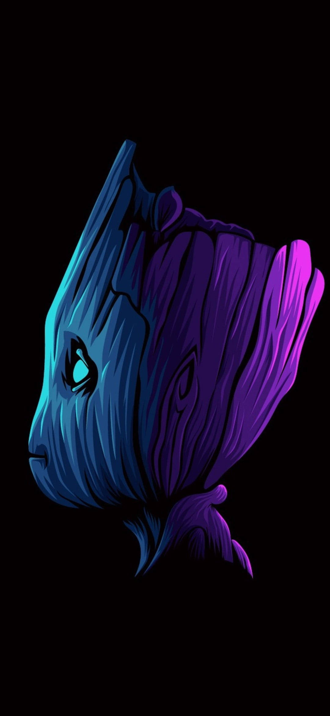 Siyah AMOLED Groot Duvar Kağıdı