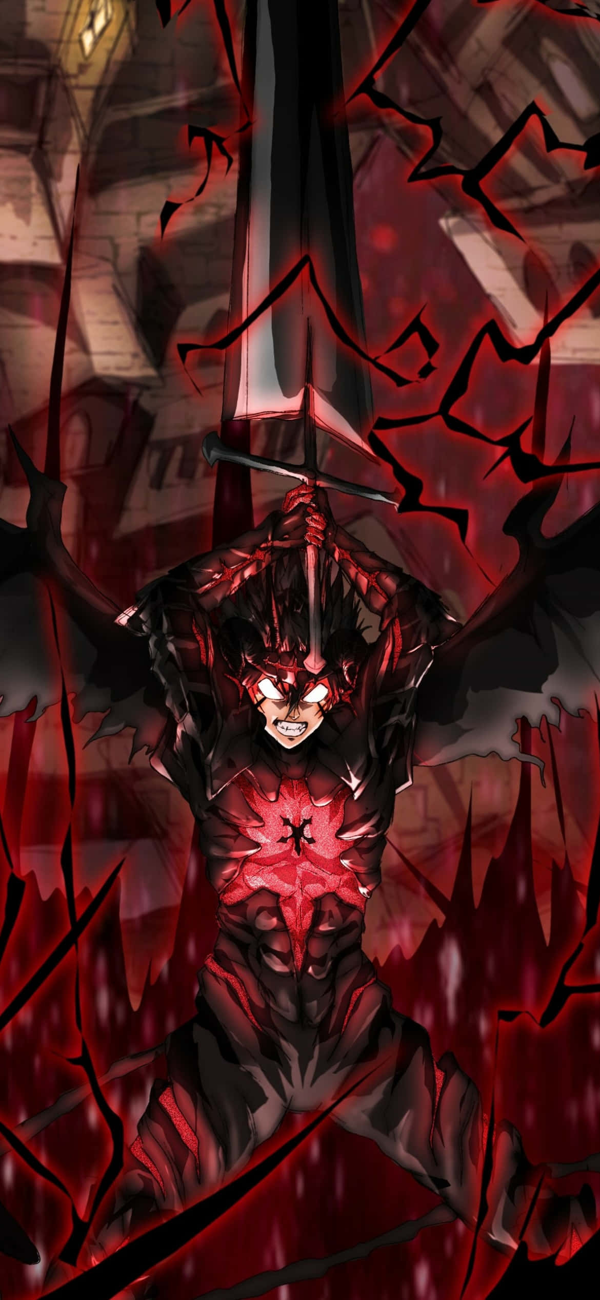 Siyah Anime Dünyasına Adım Atın Duvar Kağıdı