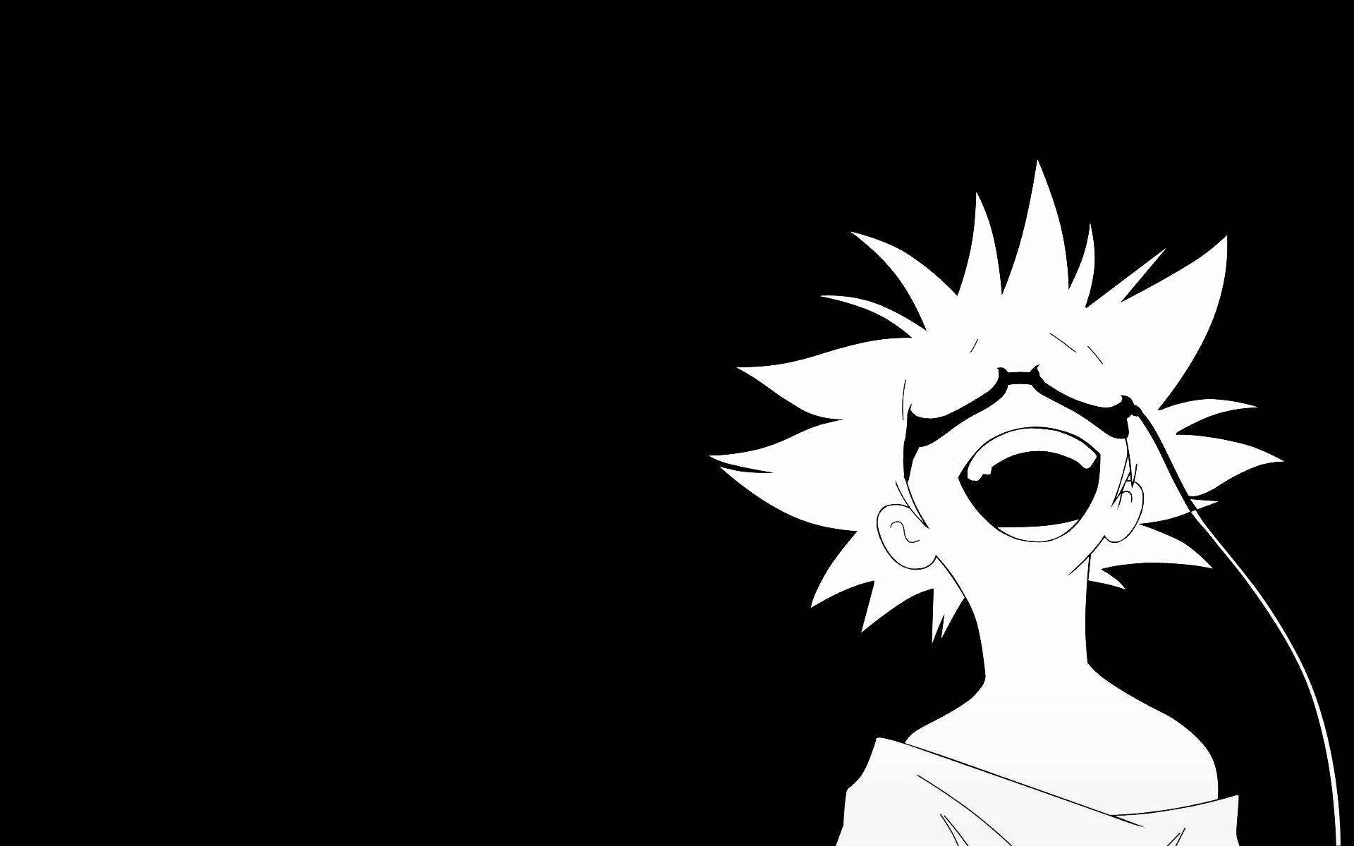 Siyah Anime Edward Duvar Kağıdı